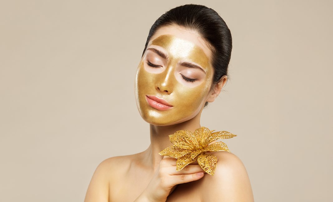 Luxury Skincare with 24K Gold-Infused Sheet Mask