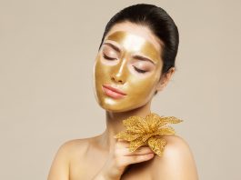 Luxury Skincare with 24K Gold-Infused Sheet Mask